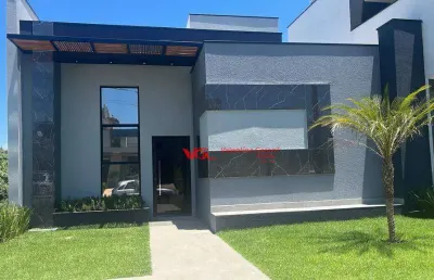 Casa nova e moderna, com 3 suítes, área gourmet e piscina à venda, 253 m² por r$ 1.480.000 - jardim mantova - indaiatuba/sp