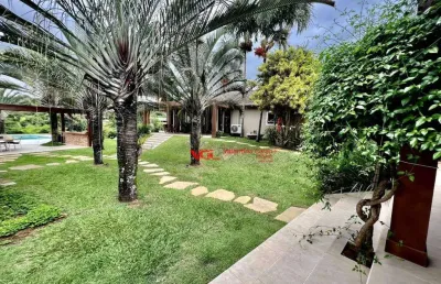 Chácara com 5 dormitórios à venda, 5480 m² por r$ 7.800.000,00 - lagos de shanadu - indaiatuba/sp