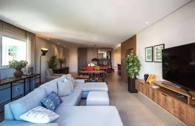 Apartamento lindo e mobiliado com 3 suítes à venda, 186 m² por r$ 2.200.000 - edifício atenas - indaiatuba/sp