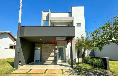Lindo sobrado com 3 dormitórios à venda, 140 m² por r$ 1.150.000 - condomínio park real - indaiatuba/sp