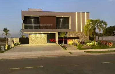 Sobrado com 5 dormitórios à venda, 400 m² por r$ 6.800.000,00 - parque villa dos pinheiros - indaiatuba/sp