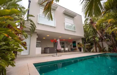 Casa linda e mobiliada com 04 suítes à venda, 425 m² por r$ 3.600.000 - jardim vila paradiso - indaiatuba/sp
