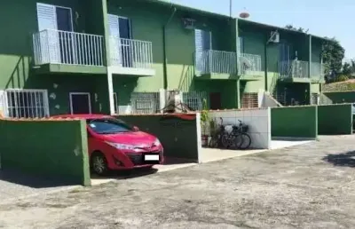 Sobrado com 2 quartos e 2 banheiros para locação , porto novo - caraguatatuba - sp