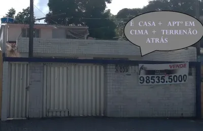 Compre um imóvel com casa + aptº + terreno òtimo investimento