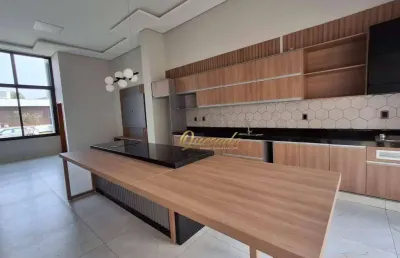 Casa térrea, à venda, 3 suítes, planejados, piscina, condomínio dona maria josé, indaiatuba.