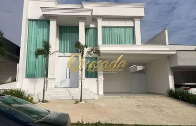 Sobrado à venda, 3 suítes, escritório, piscina, condomínio jardins di roma, indaiatuba.
