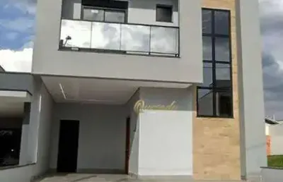 Sobrado novo à venda, 3 suítes, piscina, condomínio jardim toscana, indaiatuba.