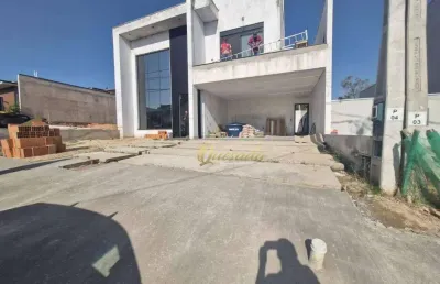 Sobrado novo à venda, 4 dormitórios, 3 suítes, piscina, condomínio milano, indaiatuba.