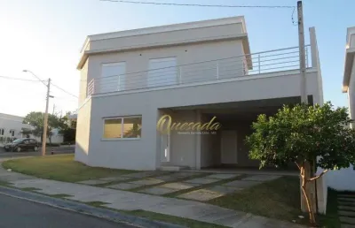 Sobrado à venda, 4 suítes, piscina, condomínio panorama residence, indaiatuba.