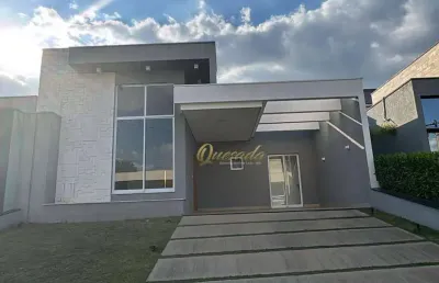 Casa térrea nova à venda, 3 suítes, piscina, condomínio residencial viena, indaiatuba.