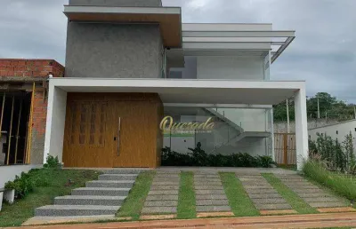 Sobrado novo, 3 suítes, piscina, planejados, escritório, condomínio london park, indaiatuba.