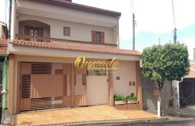 Sobrado à venda, 6 quartos, área gourmet, edícula, jardim morada do sol, indaiatuba.