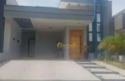 Casa térrea semi nova à venda, 3 quartos, planejados, jacuzzi, condomínio mantova, indaiatuba.