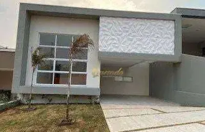 Casa térrea seminova, à venda, 3 suítes, planejados, condomínio viena, indaiatuba.