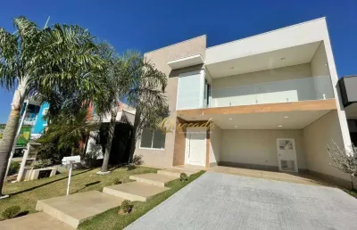 Sobrado para locação, 3 suítes, planejados, piscina, escritório, condomínio maria dulce, indaiatuba.