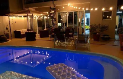 Sobrado à venda, 4 suítes, piscina, planejados, condomínio terra nobre, indaiatuba.