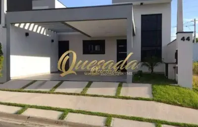 Casa térrea nova, à venda, 3 dormitórios, 1 suíte, planejados, condomínio vila ytu, indaiatuba.