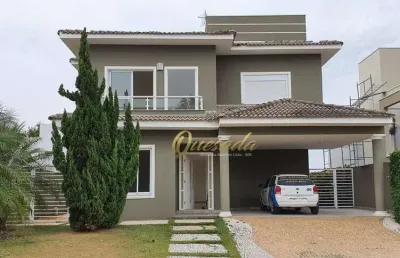 Sobrado semi novo, à venda, 3 suítes, piscina, condomínio jardim paradiso, indaiatuba.