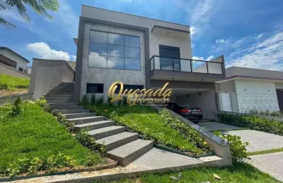 Casa assobradada nova à venda, 3 quartos, piscina, condomínio terra magna, indaiatuba.