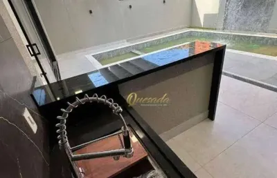 Sobrado novo à venda, 3 suítes, piscina, condomínio london park, indaiatuba.
