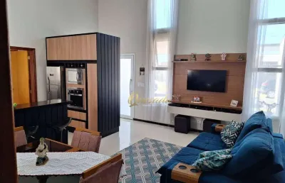 Casa semi nova à venda, 3 dormitórios, 1 suíte, planejados, condomínio montreal, indaiatuba.