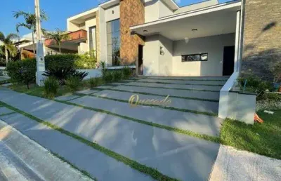Casa térrea à venda, 3 suítes, closet, planejados, condomínio viena, indaiatuba.