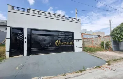 Sobrado novo, à venda, 3 quartos, 1 suíte, piscina, jardim das maritacas, indaiatuba.