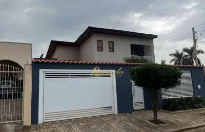 Sobrado semi novo, à venda, 4 suítes, escritório, planejados, vila avaí, indaiatuba.