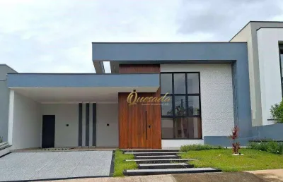 Casa térrea à venda, 1 suíte, 2 demi suítes, piscina, planejados, condomínio jardins di roma, indaiatuba.