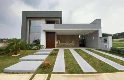 Casa térrea nova, à venda, 3 quartos, 2 suítes, piscina, condomínio villa sapezal, indaiatuba.