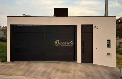 Casa térrea nova, á venda, 2 dormitórios, 1 suíte, piscina, planejados, jardim casablanca, indaiatuba.