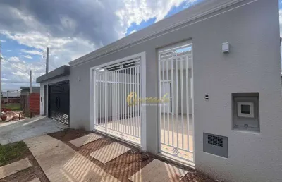 Casa térrea nova à venda, 2 dormitórios, quintal, jardim casablanca, indaiatuba.