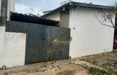 Casa térrea à venda, 1 dormitório, quintal, bom preço, jardim morumbi, indaiatuba.
