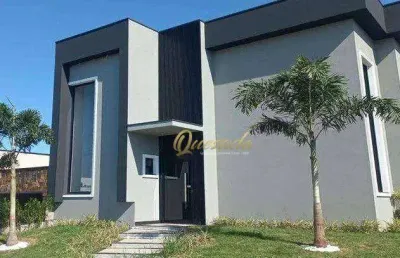 Sobrado novo à venda, 3 suítes, piscina, planejados, condomínio residencial viena, indaiatuba.