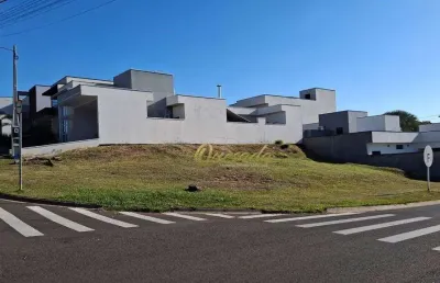 Terreno residencial, à venda, de 320,13 m², plano, esquina, condomínio brescia, indaiatuba.