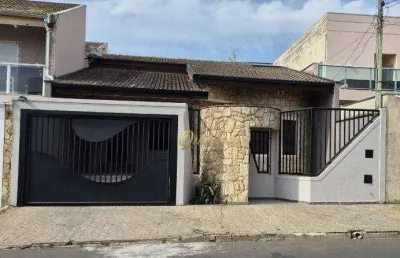 Casa térrea à venda, 4 dormitórios, 2 suítes, área gourmet, jardim regina, indaiatuba.