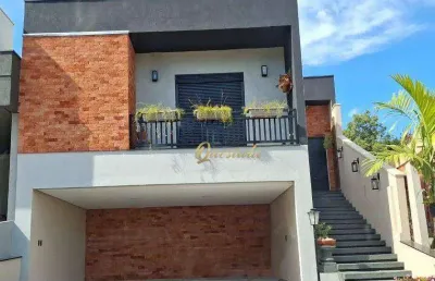 Casa assobradada, à venda, 2 suítes, planejados, condomínio gran reserve, indaiatuba.