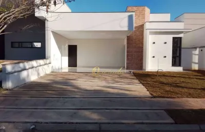 Casa térrea nova à venda, 3 dormitórios, 1 suíte, escritório, condomínio terra nobre, indaiatuba.