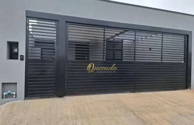 Casa térrea nova, à venda, 3 dormitórios, 1 suíte, parque barnabé, indaiatuba.