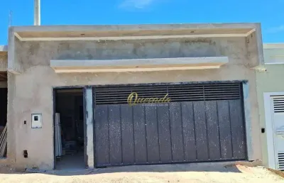 Casa térrea em construção, à venda, 3 dormitórios, 1 suíte, jardim residencial nova veneza, indaiatuba.