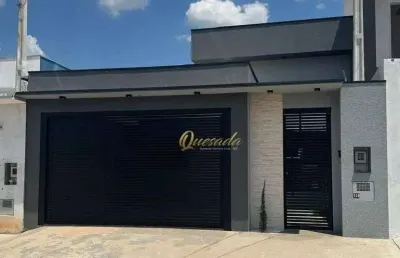 Casa térrea nova, à venda, 2 dormitórios, 1 suíte, planejados, jardim bom sucesso, indaiatuba.