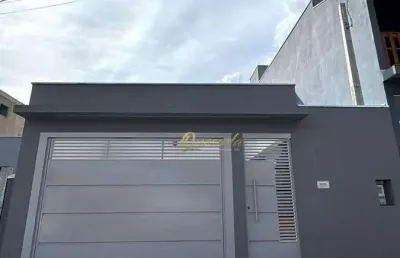 Casa térrea nova, à venda, 3 quartos, 1 suíte, jardim dos sabiás, indaiatuba.