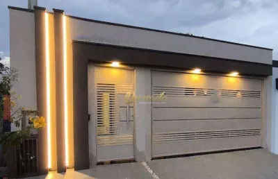 Casa térrea nova, à venda, 2 dormitórios, 1 suíte, jardim casablanca, indaiatuba.