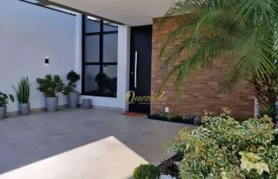 Casa térrea, à venda, 2 dormitórios, planejados, piscina, condomínio vila rica, indaiatuba.