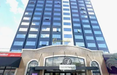 Sala comercial mobiliada, para locação, 76 m², blindada, diplomat office mall, indaiatuba.