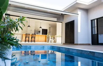 Casa térrea à venda, 3 suítes, piscina, porteira fechada, condomínio maria cândida, indaiatuba.
