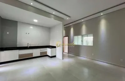 Casa térrea em construção, à venda, 3 dormitórios, 1 suíte, parque são lourenço, indaiatuba.