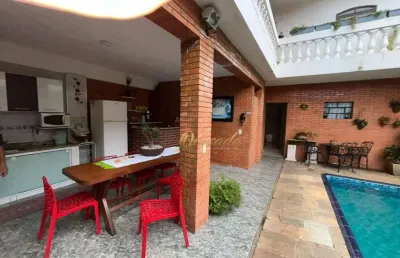 Sobrado à venda, 5 dormitórios, 3 suítes, piscina, área gourmet, jardim morada do sol, indaiatuba.