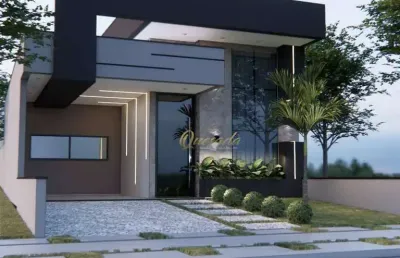 Casa térrea nova à venda, 3 suítes, planejados, fotovoltaica, condomínio gran reserve, indaiatuba.