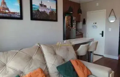 Apartamento à venda, 2 quartos, planejados, sacada, condomínio villa helvetia, indaiatuba.